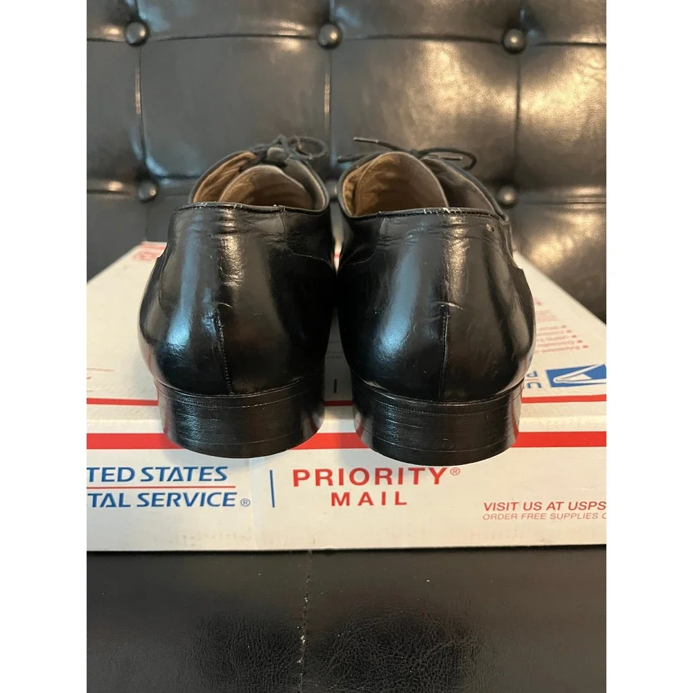 Sandro Moscoloni  Black Leather Oxford Dress Shoes